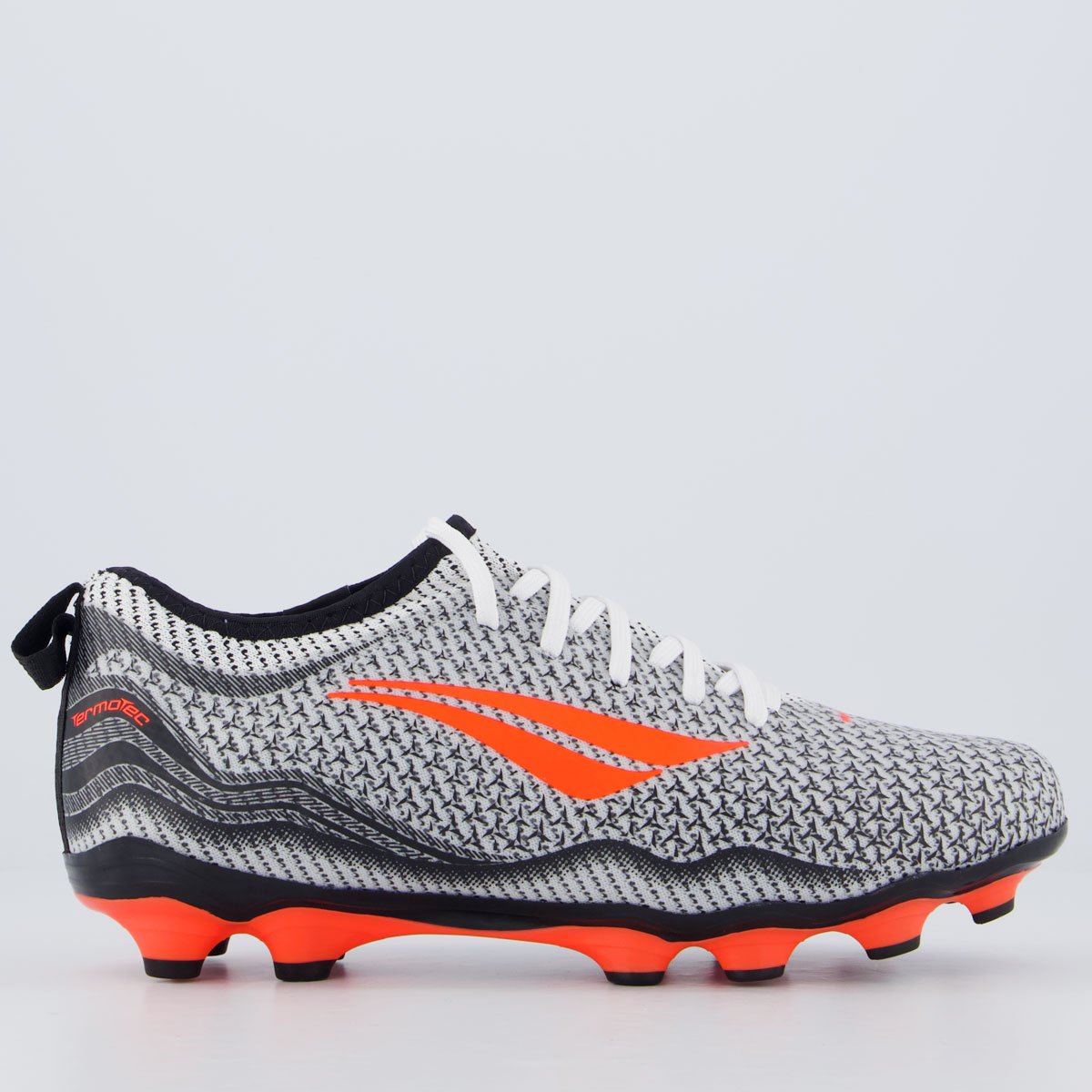 Chuteira Penalty S11 Locker Ecoknit XXI Campo Preta e Branca