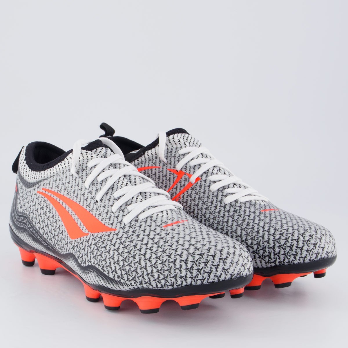 Chuteira Penalty S11 Locker Ecoknit XXI Campo Preta e Branca Branco/Preto 2