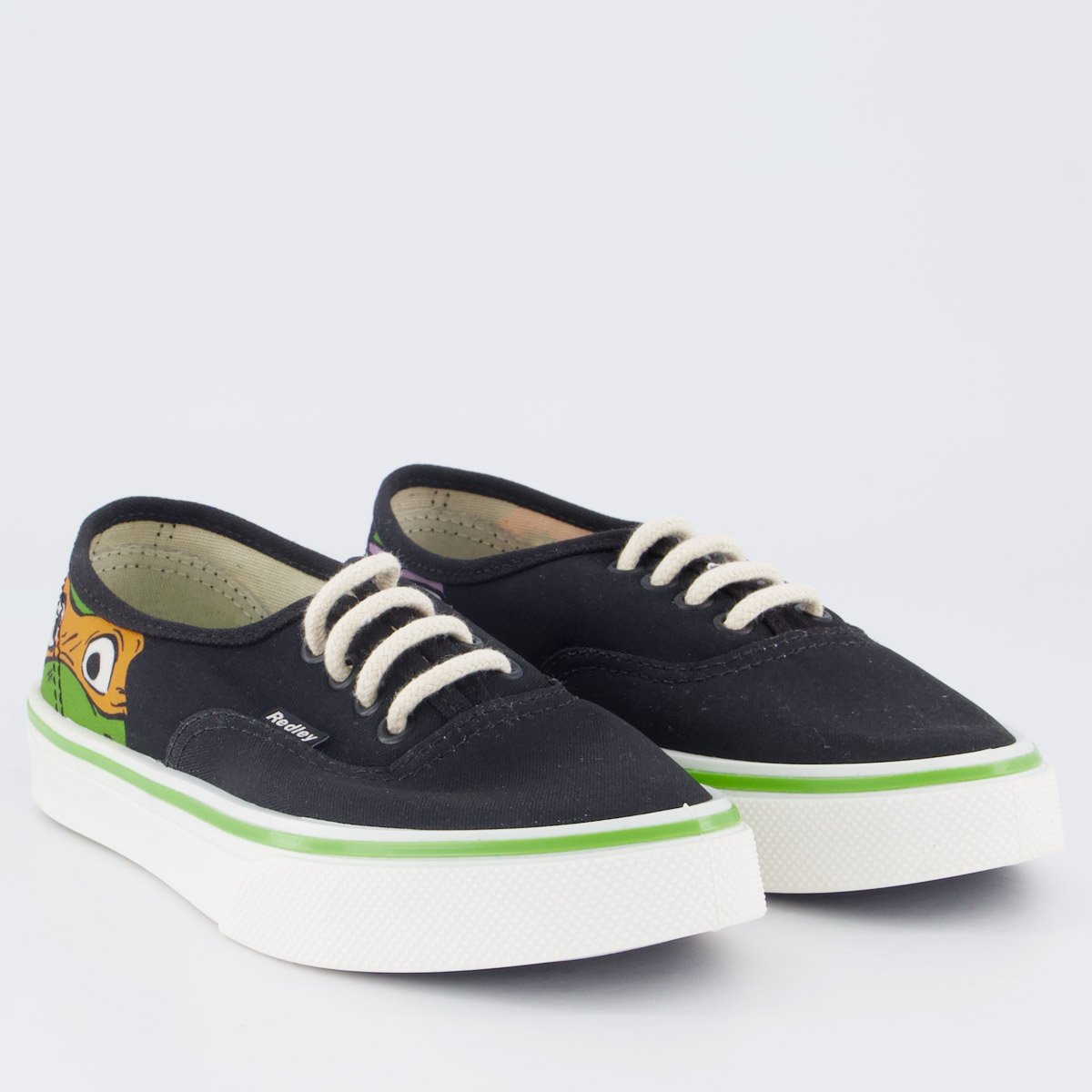 Tênis Redley Originals TMNT Juvenil Preto Preto 2