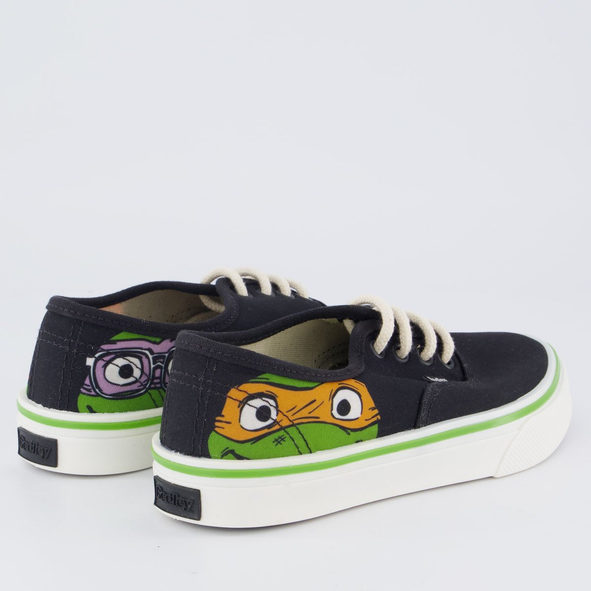 Tênis Redley Originals TMNT Juvenil Preto Preto 3