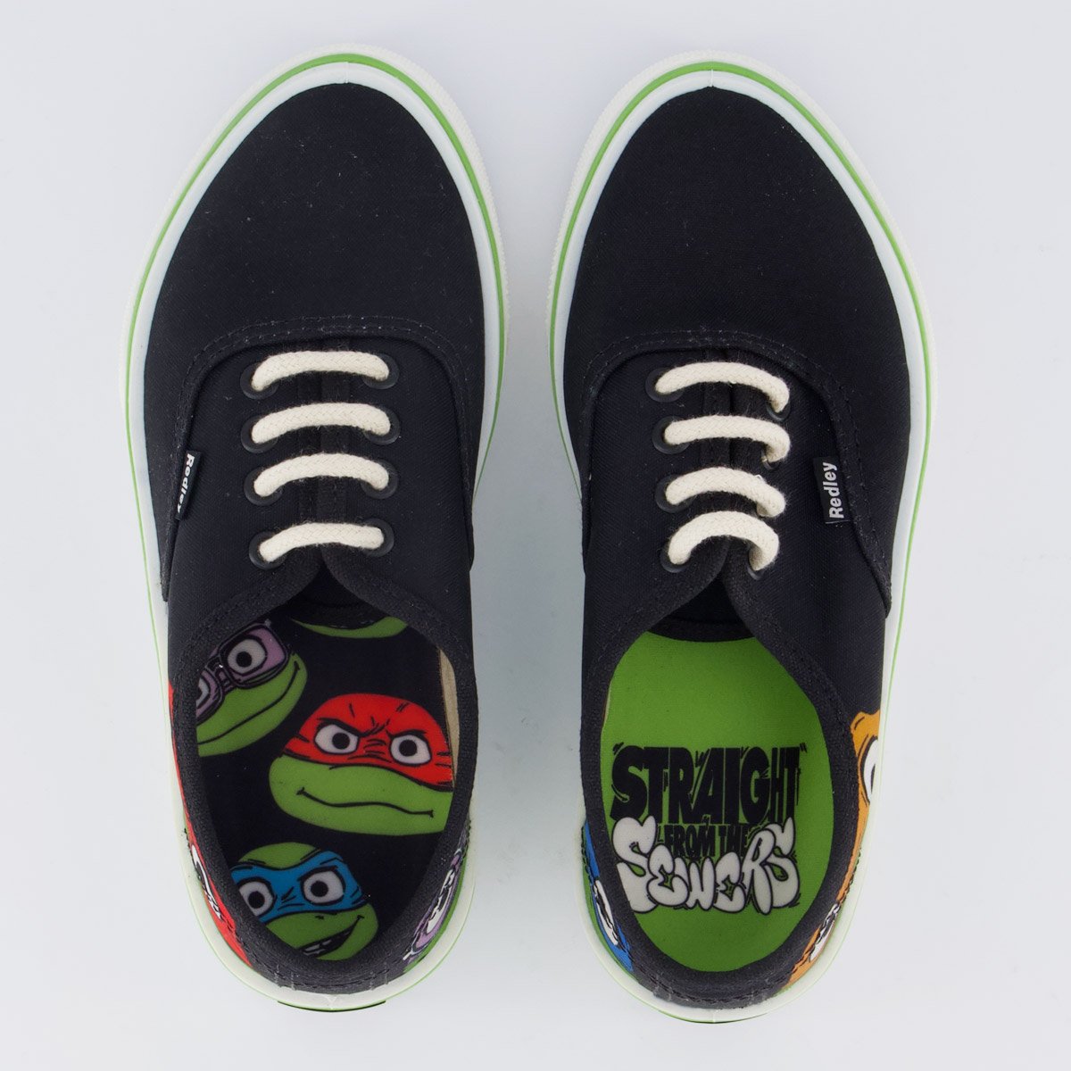 Tênis Redley Originals TMNT Juvenil Preto Preto 4