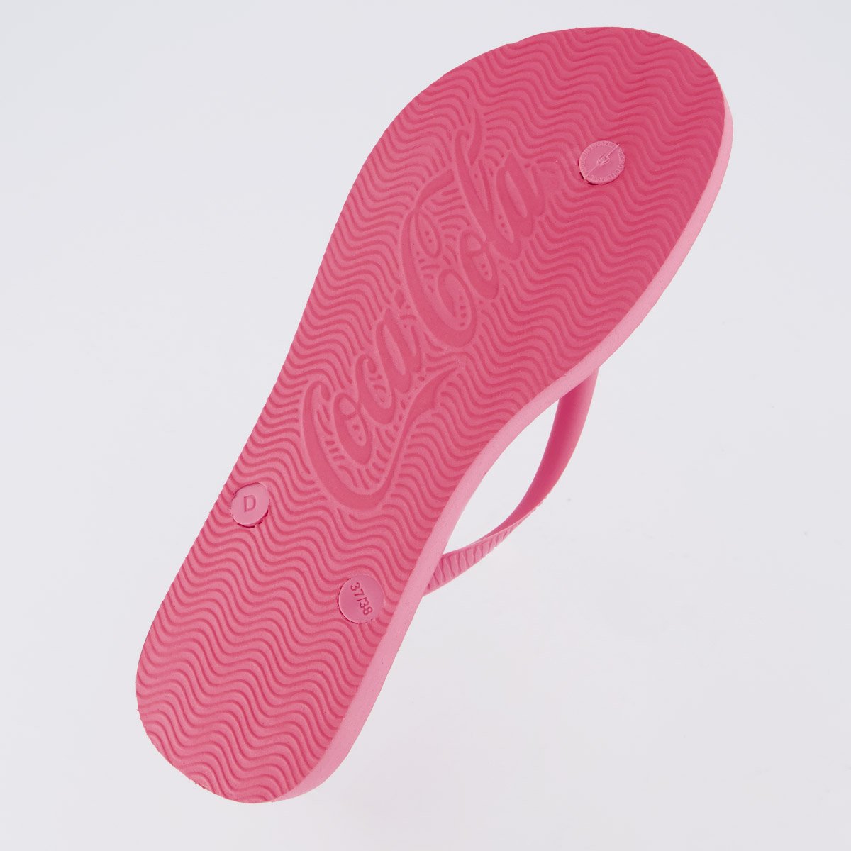 Chinelo Coca Cola Glow Party Feminino Pink Rosa 5