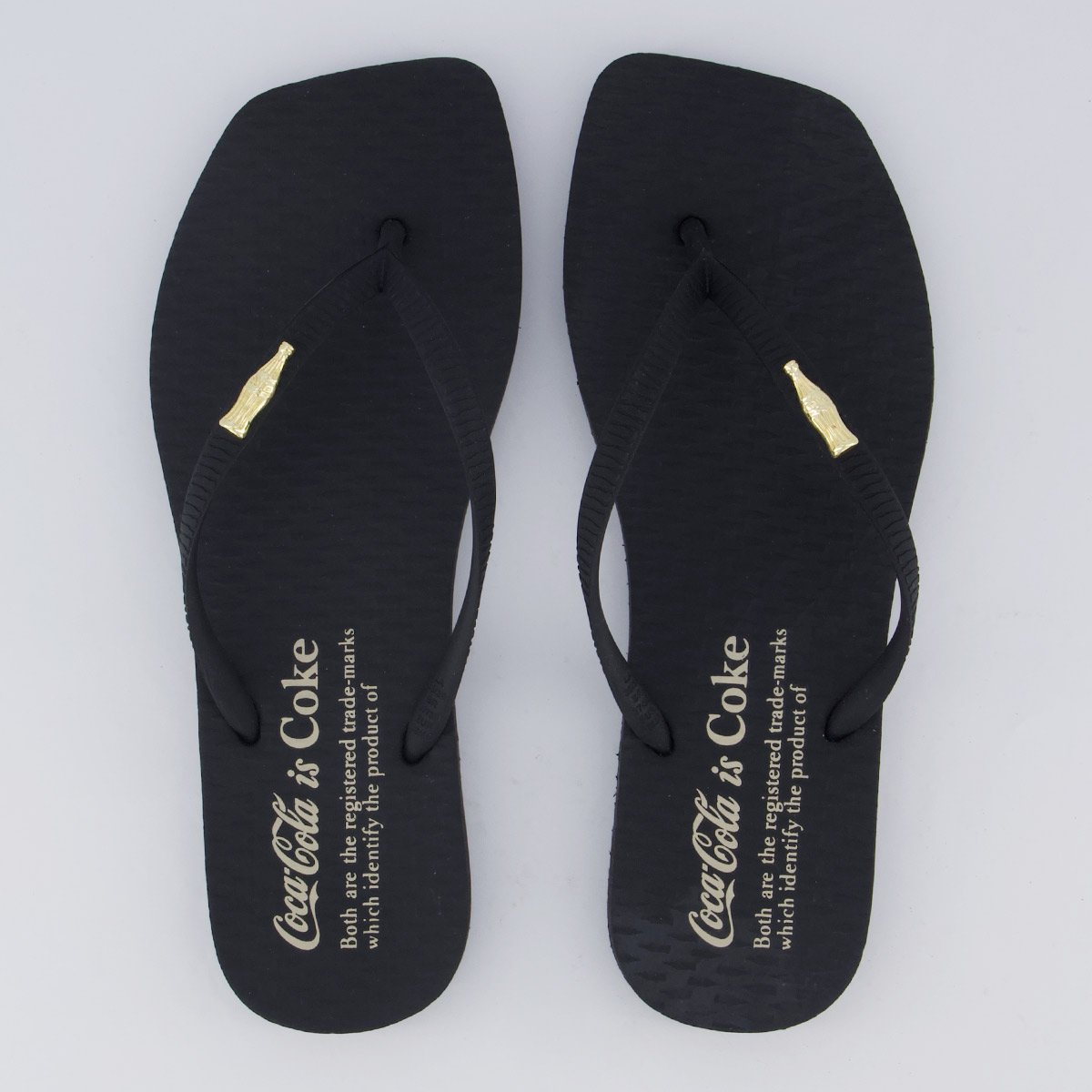 Chinelo Coca Cola Square Identify Feminino Preto