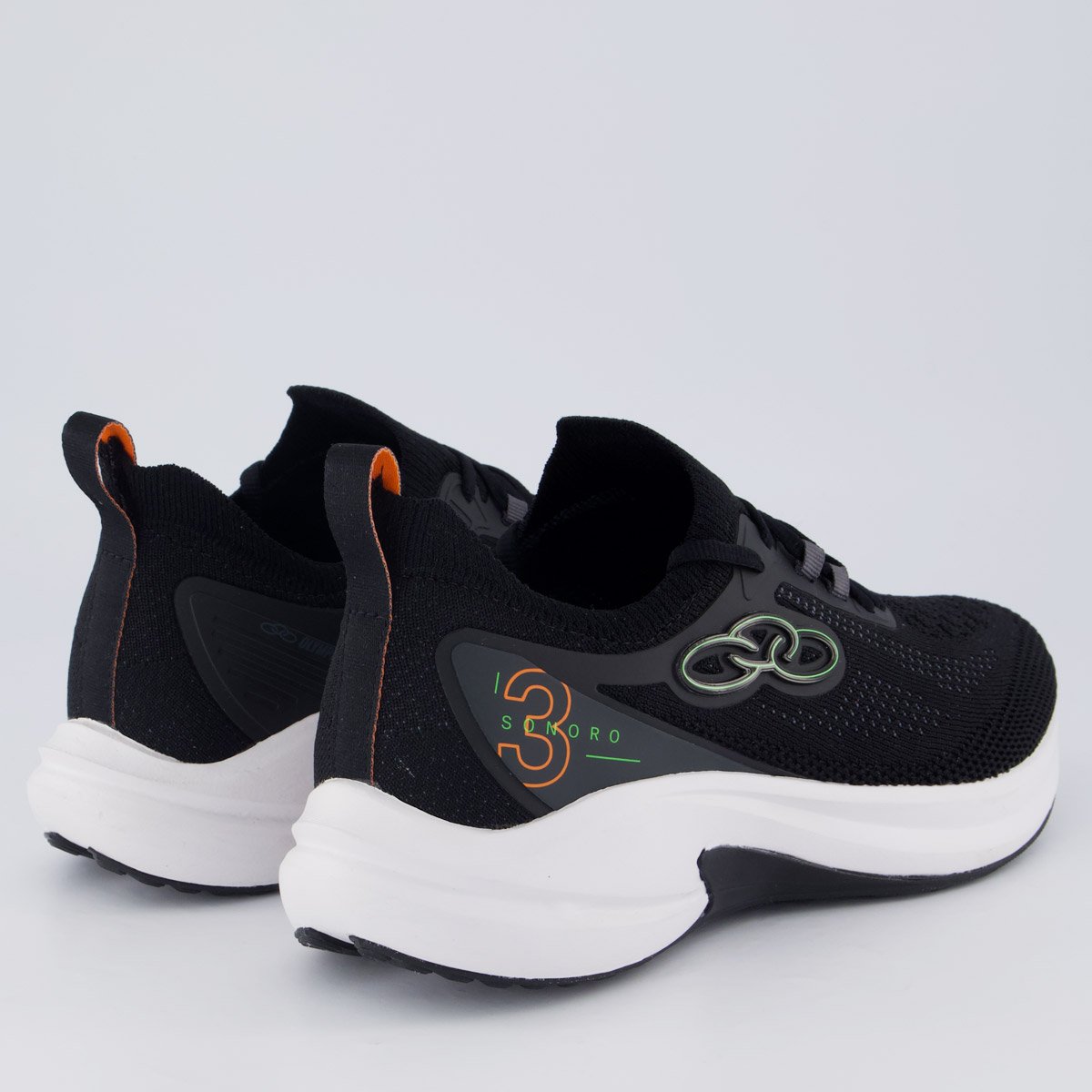 Tênis Olympikus Sonoro 3 Preto Preto 3