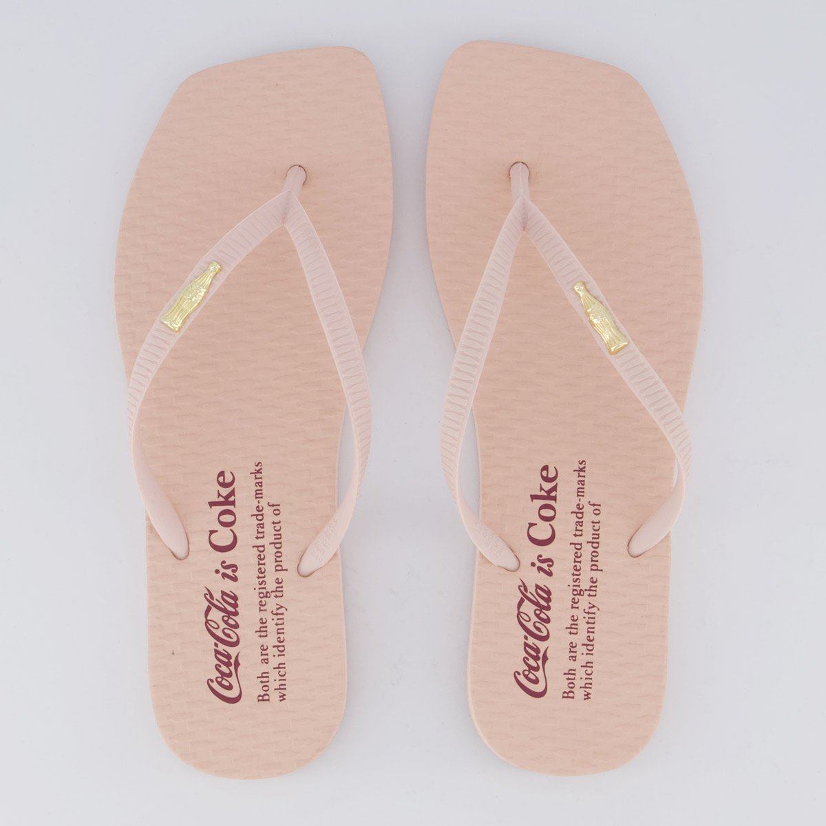 Chinelo Coca Cola Square Identify Feminino Rosé