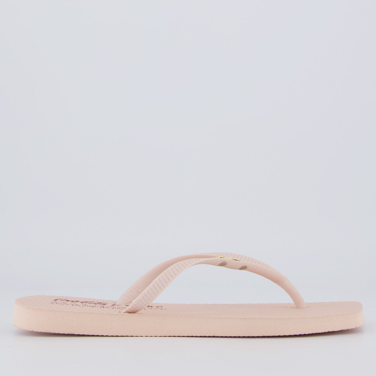 Chinelo Coca Cola Square Identify Feminino Rosé Rosa 2