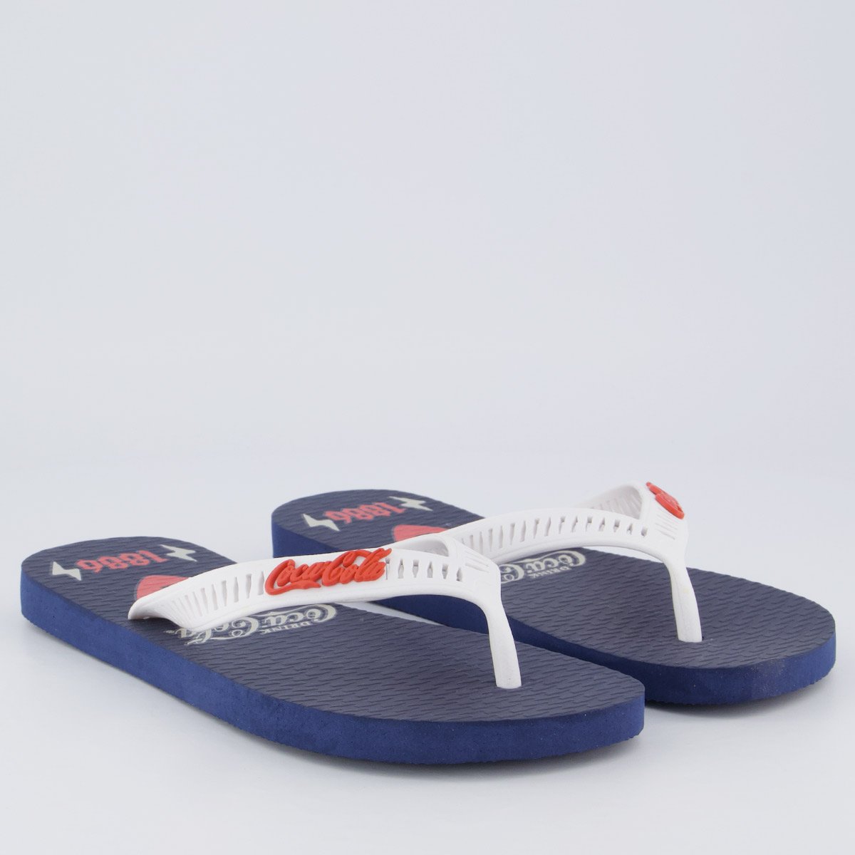 Chinelo Coca Cola Amplify Marinho Branco/Azul Marinho 3