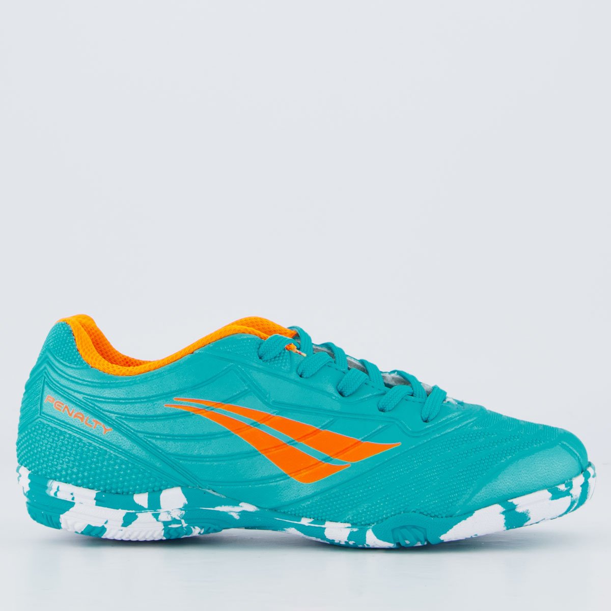 Chuteira Penalty Matis Futsal Juvenil Turquesa