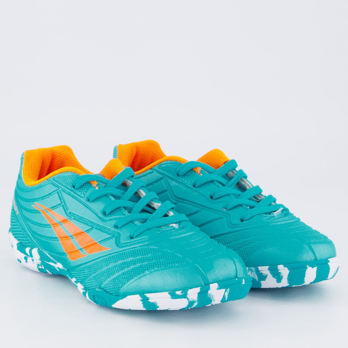 Chuteira Penalty Matis Futsal Juvenil Turquesa Azul Turquesa 2