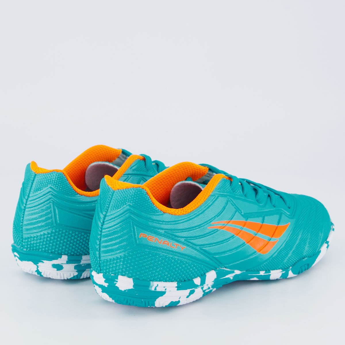 Chuteira Penalty Matis Futsal Juvenil Turquesa Azul Turquesa 3