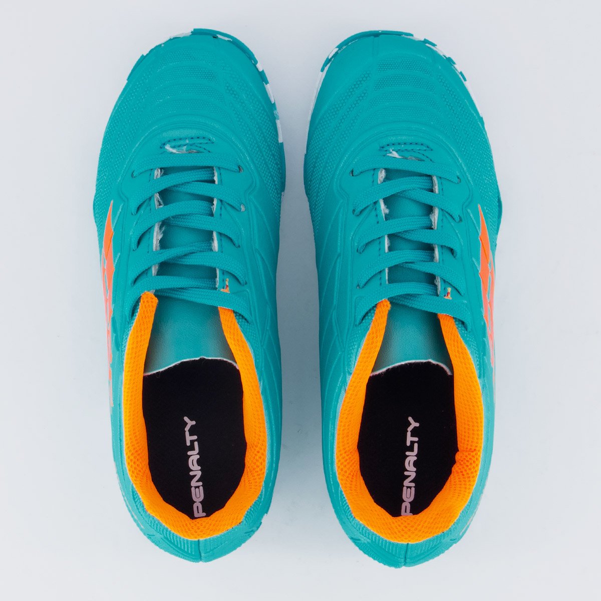Chuteira Penalty Matis Futsal Juvenil Turquesa Azul Turquesa 4