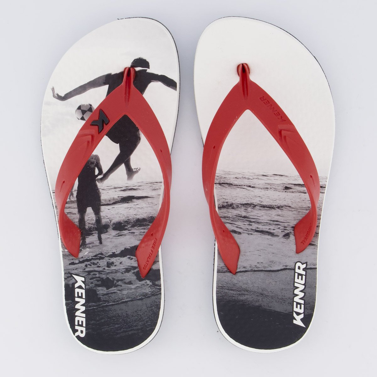 Chinelo Kenner Summer Altinha Feminino Vermelho