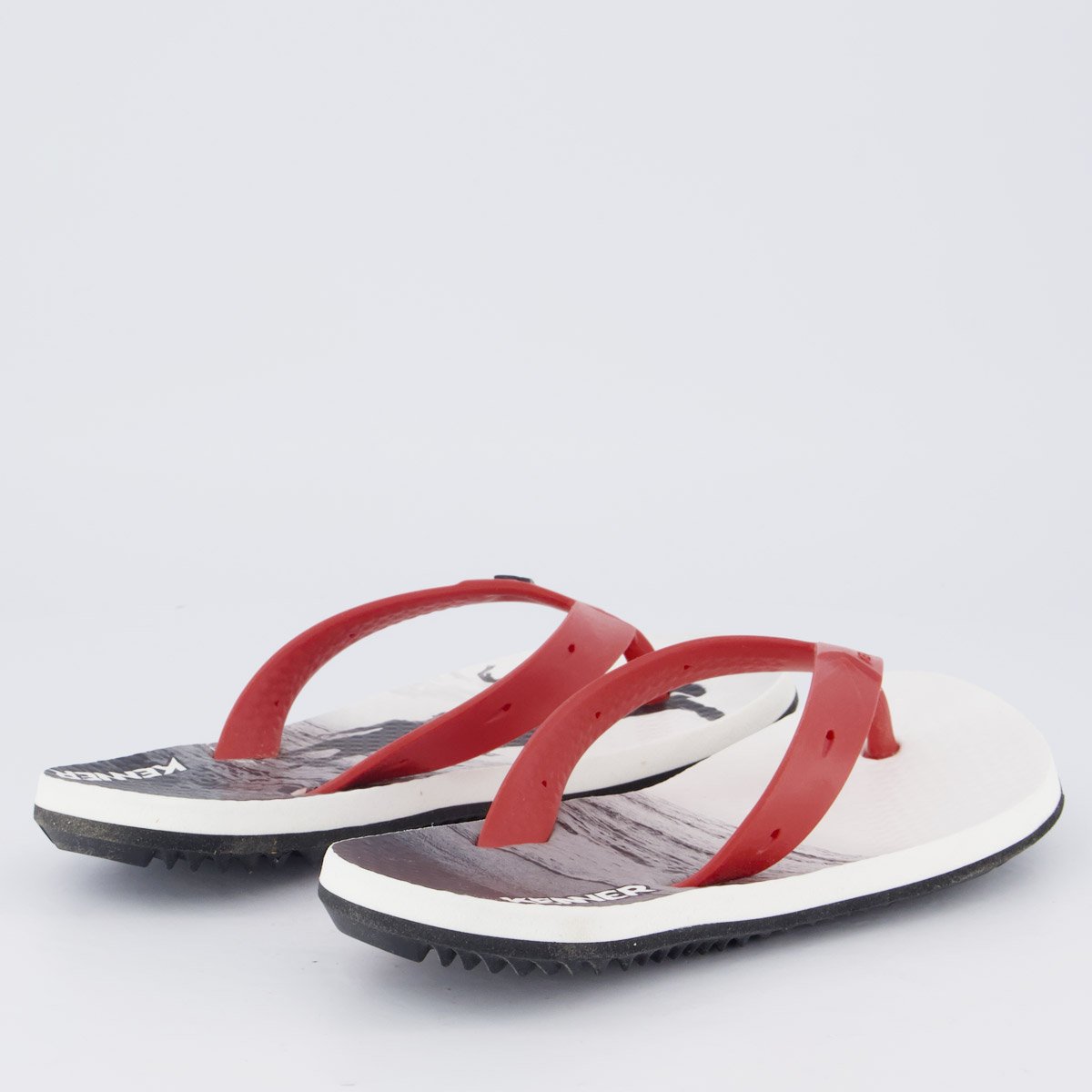 Chinelo Kenner Summer Altinha Feminino Vermelho Vermelho 4