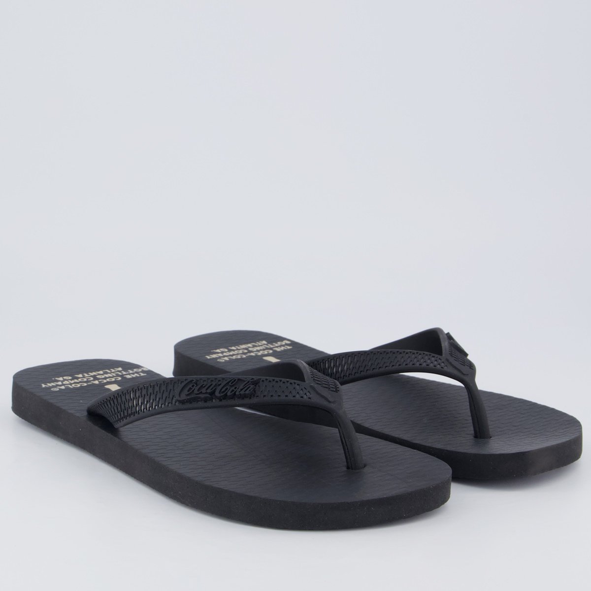 Chinelo Coca Cola Idaho Preto Preto 3