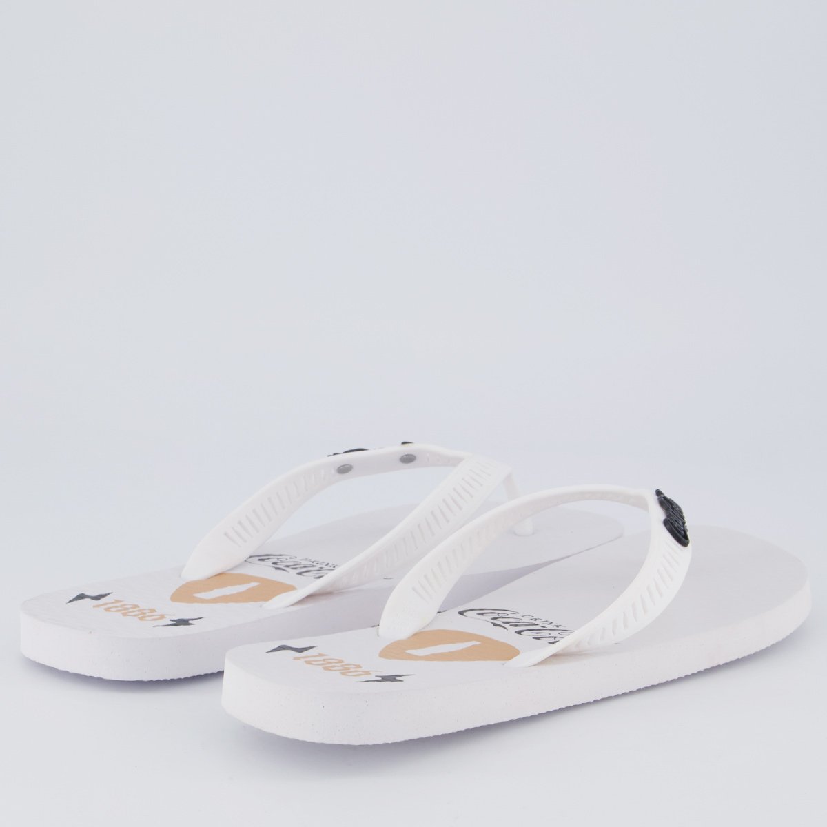 Chinelo Coca Cola Amplify Branco Branco 4