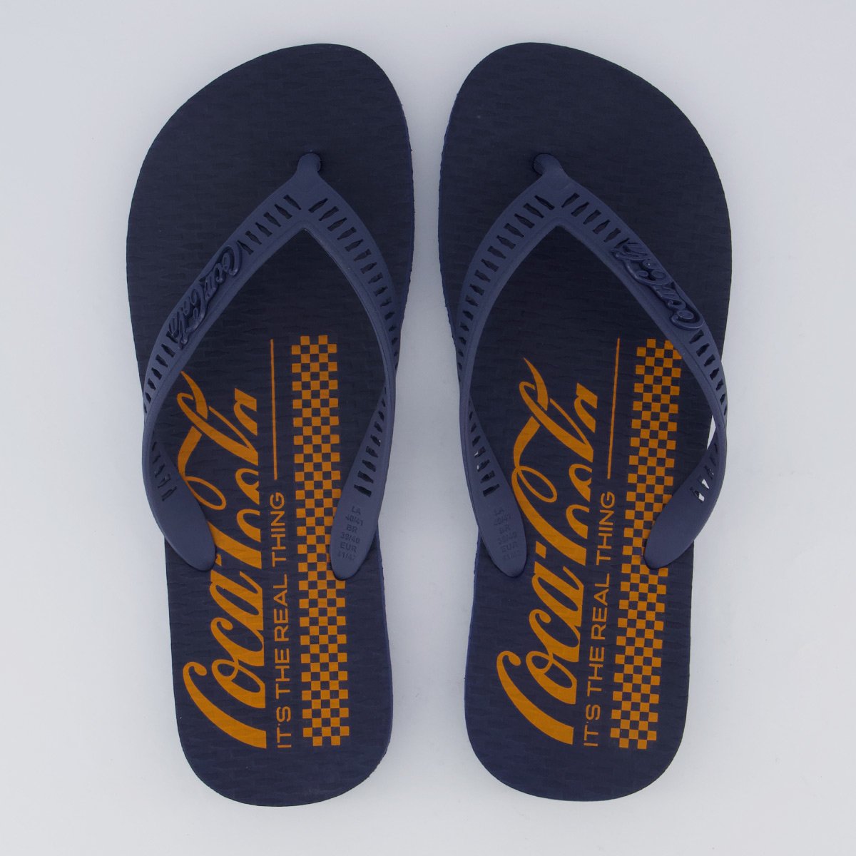 Chinelo Coca Cola Grid Marinho