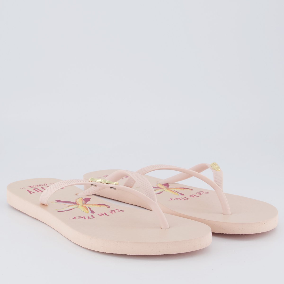 Chinelo Coca Cola La Mer Feminino Rosa Rosa 3