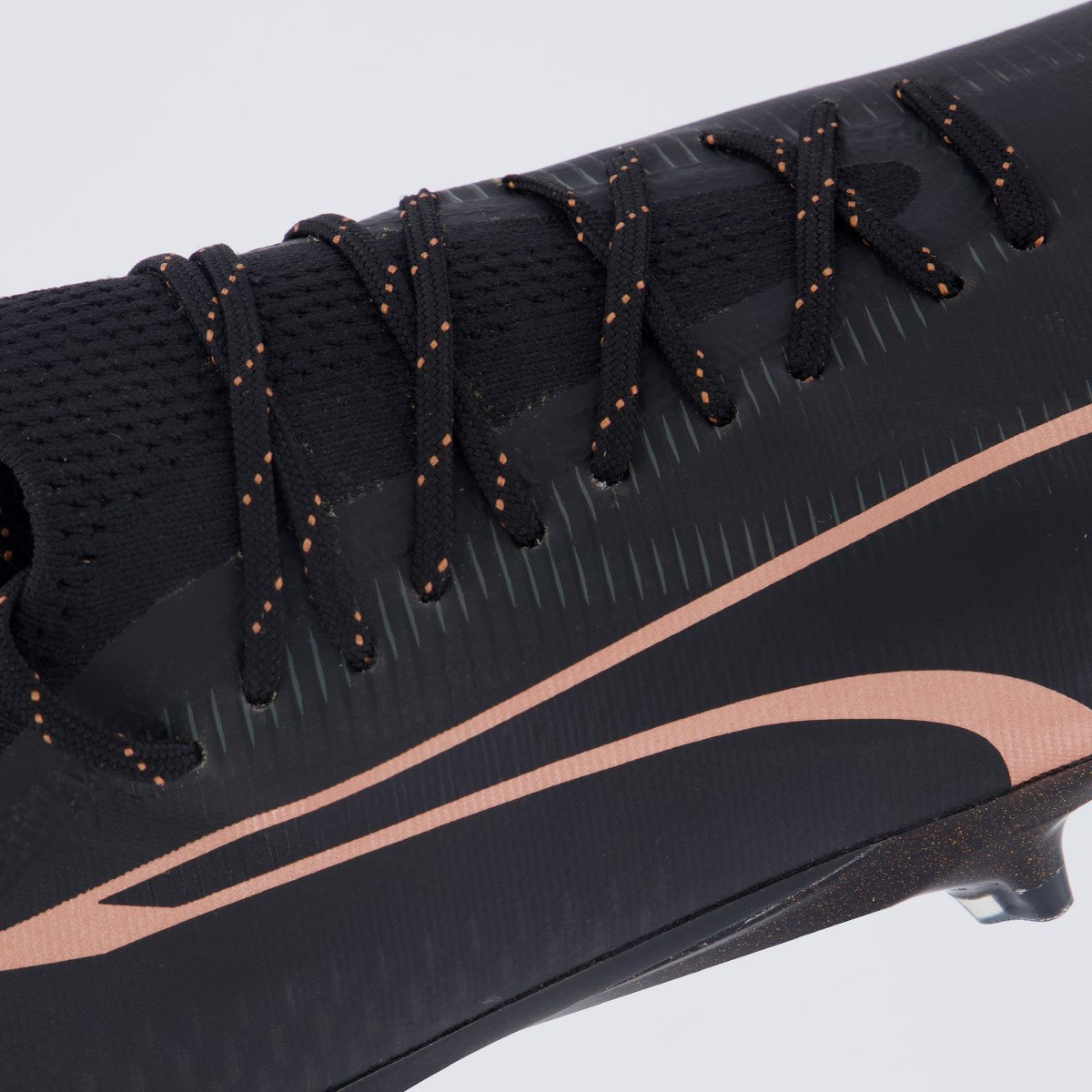 Chuteira Puma Ultra Ultimate Campo Preta e Rosê Preto 7