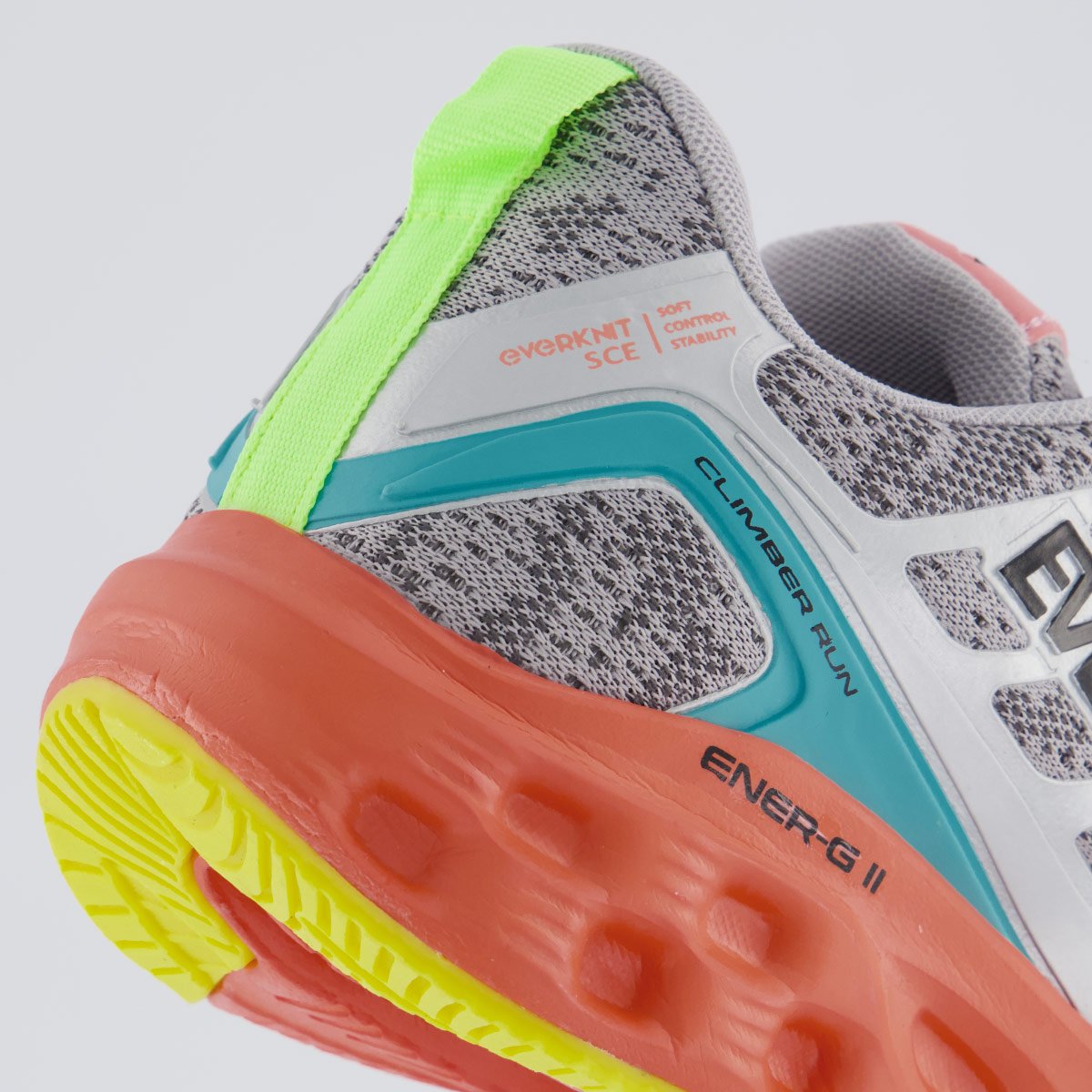 Tênis Everlast Climber Run Feminino Cinza e Laranja Cinza 6