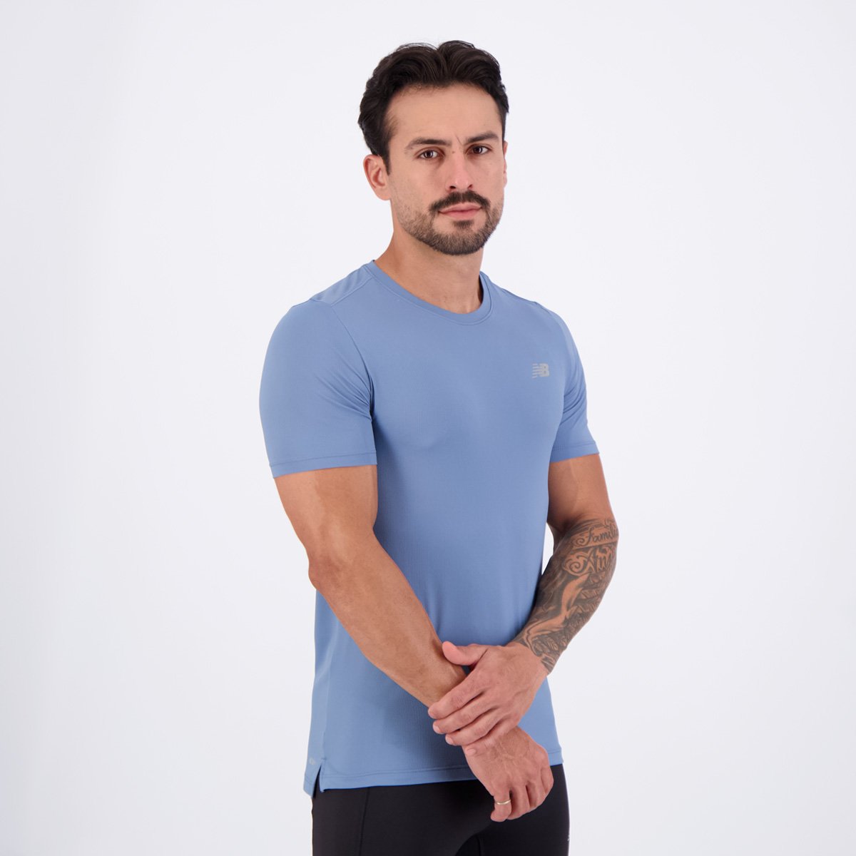 Camisa New Balance Sport Essentials Azul Azul 2