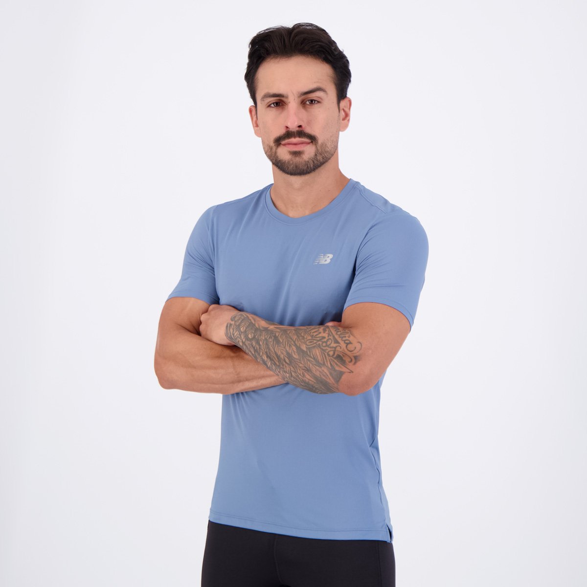 Camisa New Balance Sport Essentials Azul Azul 3