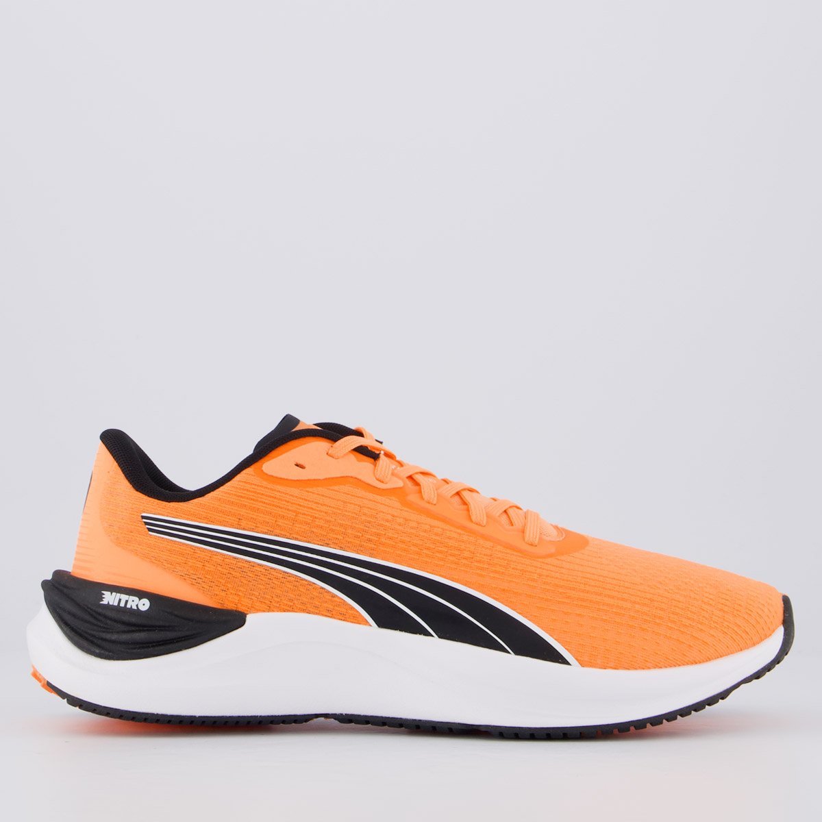 Tênis Puma Electrify Nitro 3 Laranja e Preto