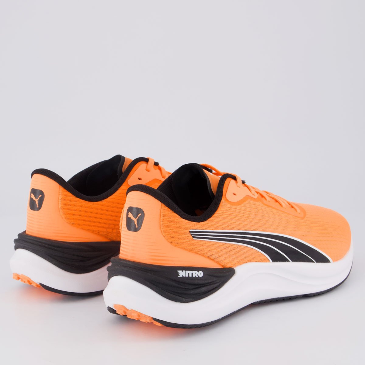 Tênis Puma Electrify Nitro 3 Laranja e Preto Laranja 3