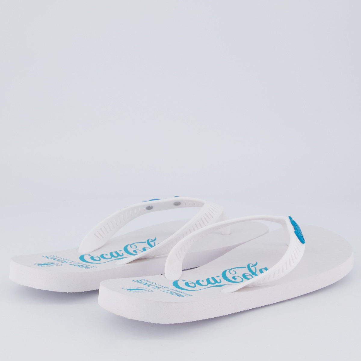 Chinelo Coca Cola Glen Branco Branco 4
