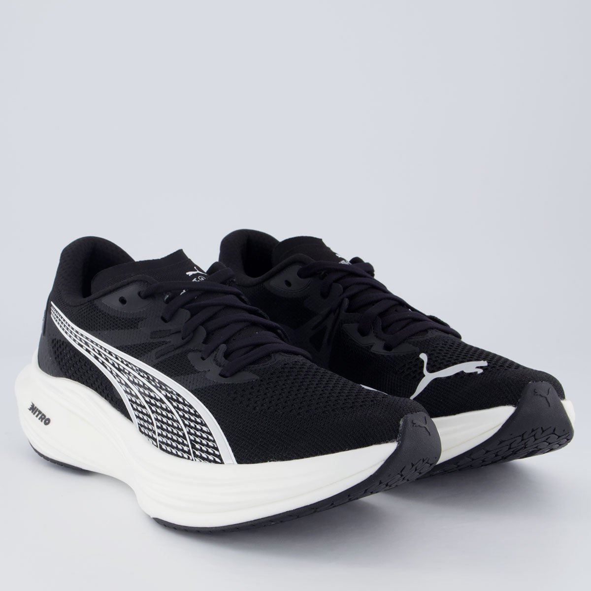Tênis Puma Deviate Nitro 3 Preto Preto 2