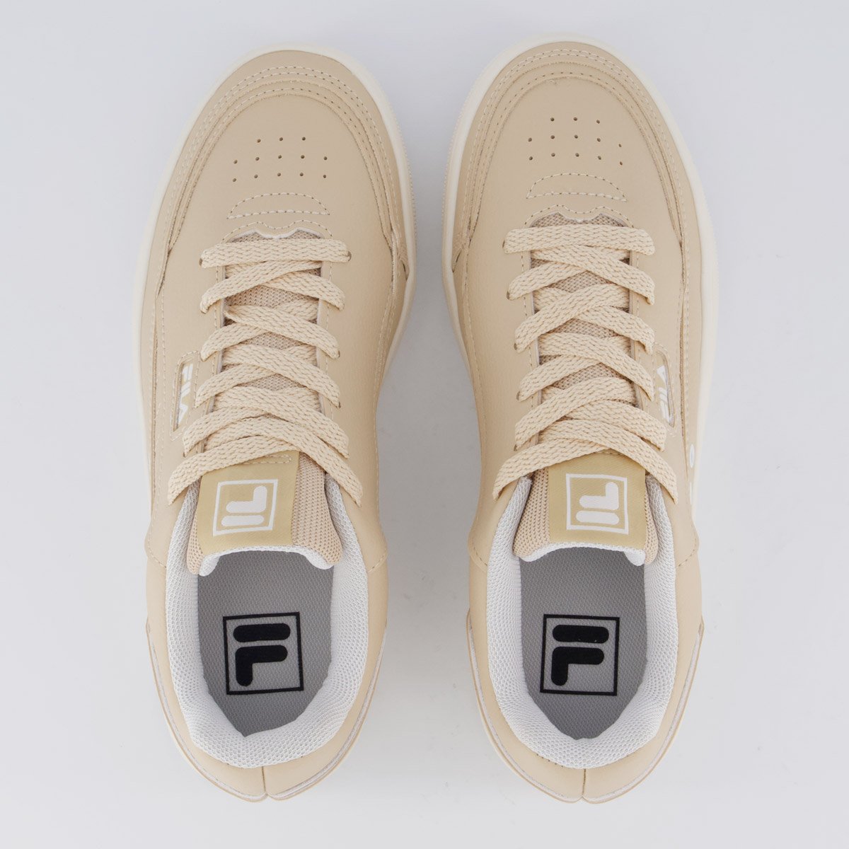 Tênis Fila Vortex Feminino Bege Bege 4