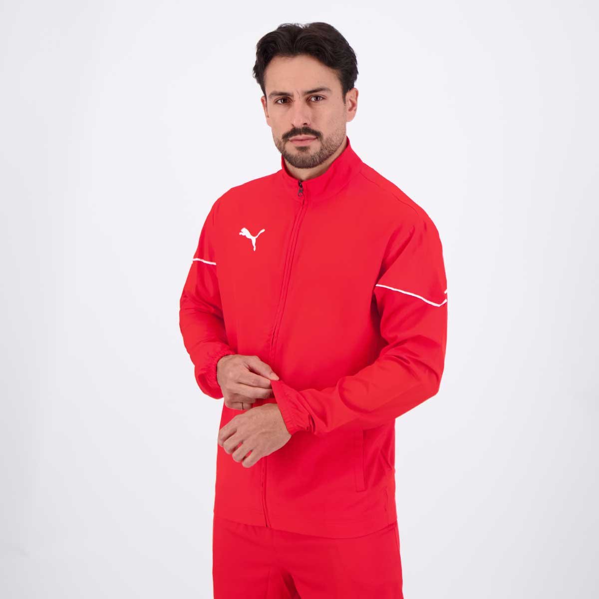 Jaqueta Puma Teamrise Sideline Vermelha Vermelho 3
