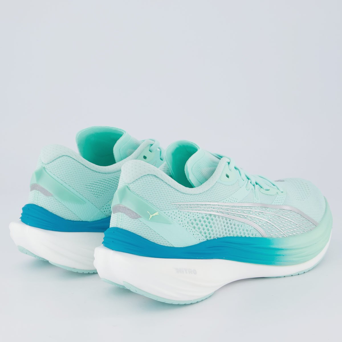 Tênis Puma Deviate Nitro 3 Wns Feminino Verde e Branco Verde 3