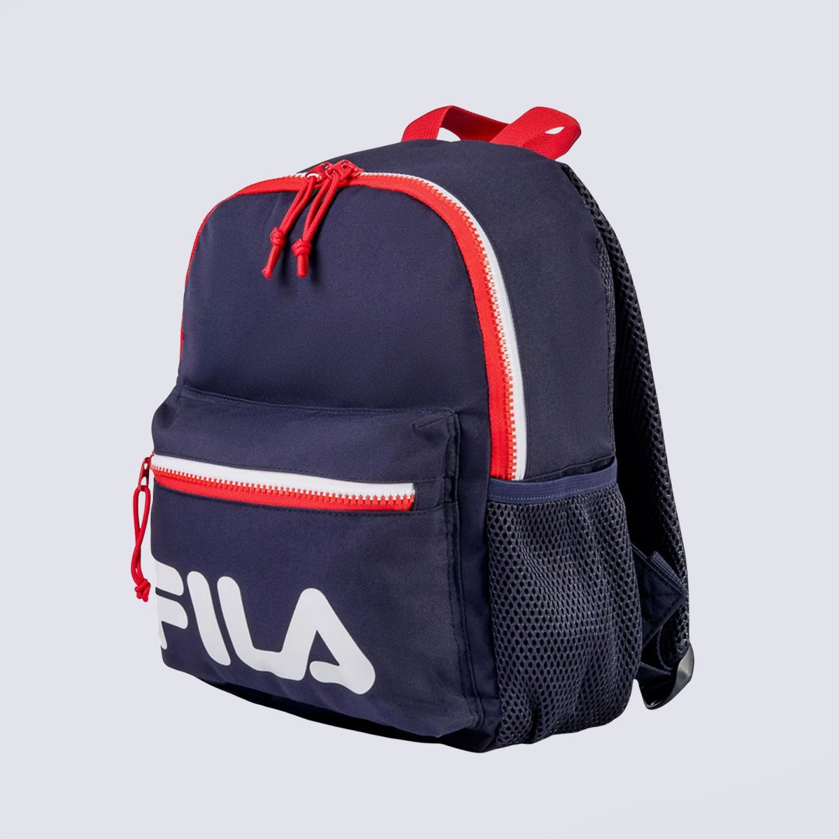 Mochila Fila Mini Colors Letter Marinho e Vermelho Azul Marinho 2