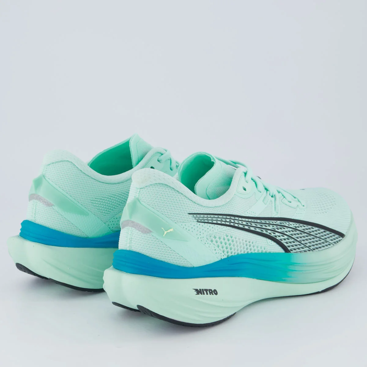 Tênis Puma Deviate Nitro 3 Verde e Azul Verde 3