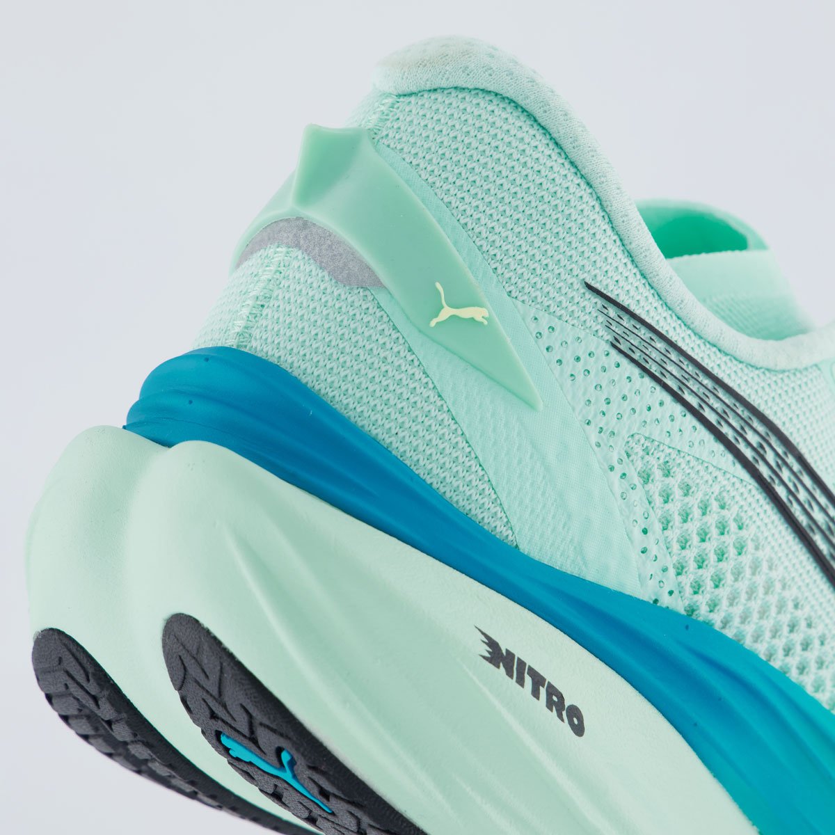 Tênis Puma Deviate Nitro 3 Verde e Azul Verde 6
