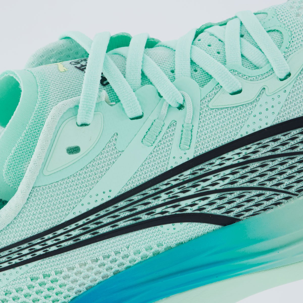 Tênis Puma Deviate Nitro 3 Verde e Azul Verde 7