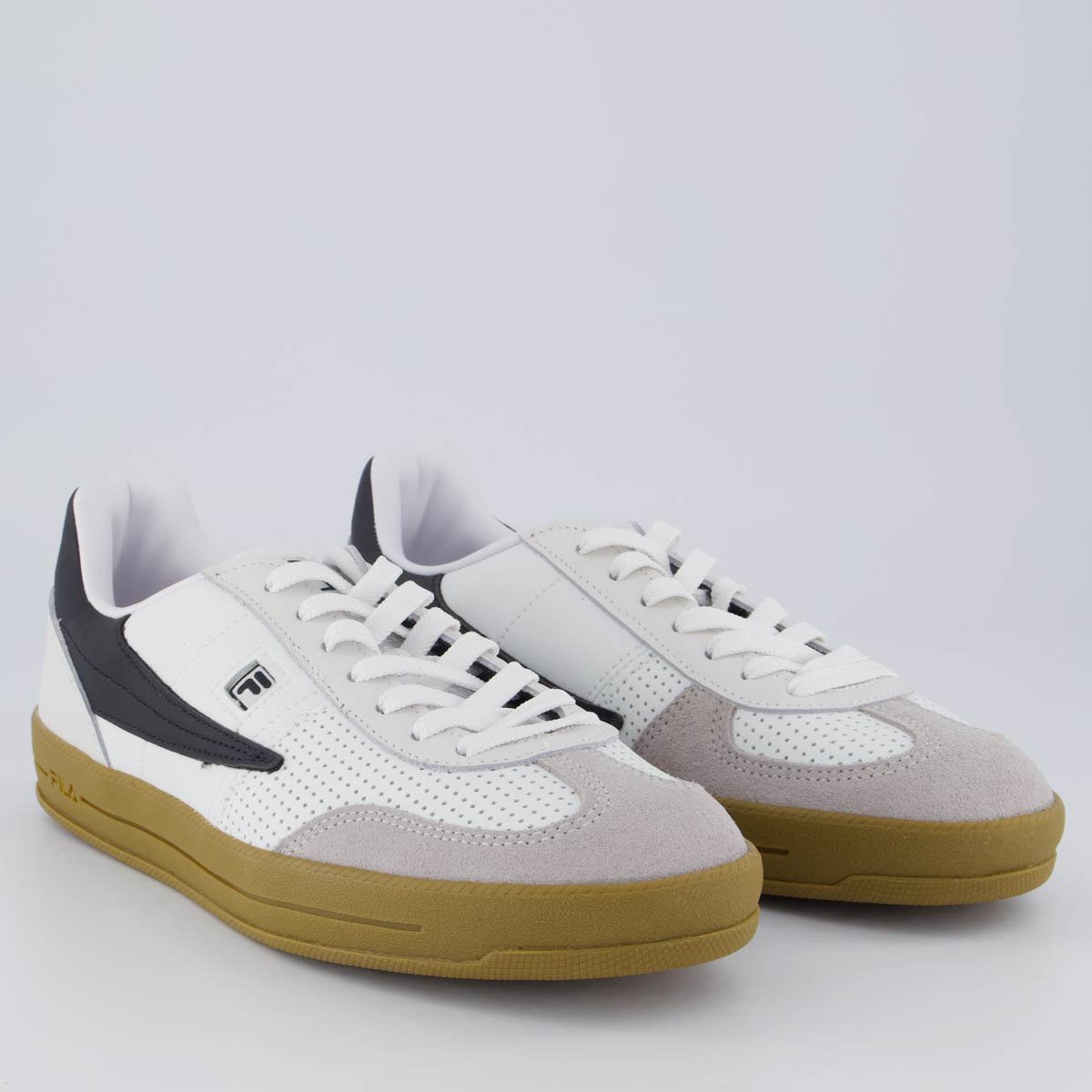 Tênis Fila FX Court 70 Vintage Branco e Preto Branco 2