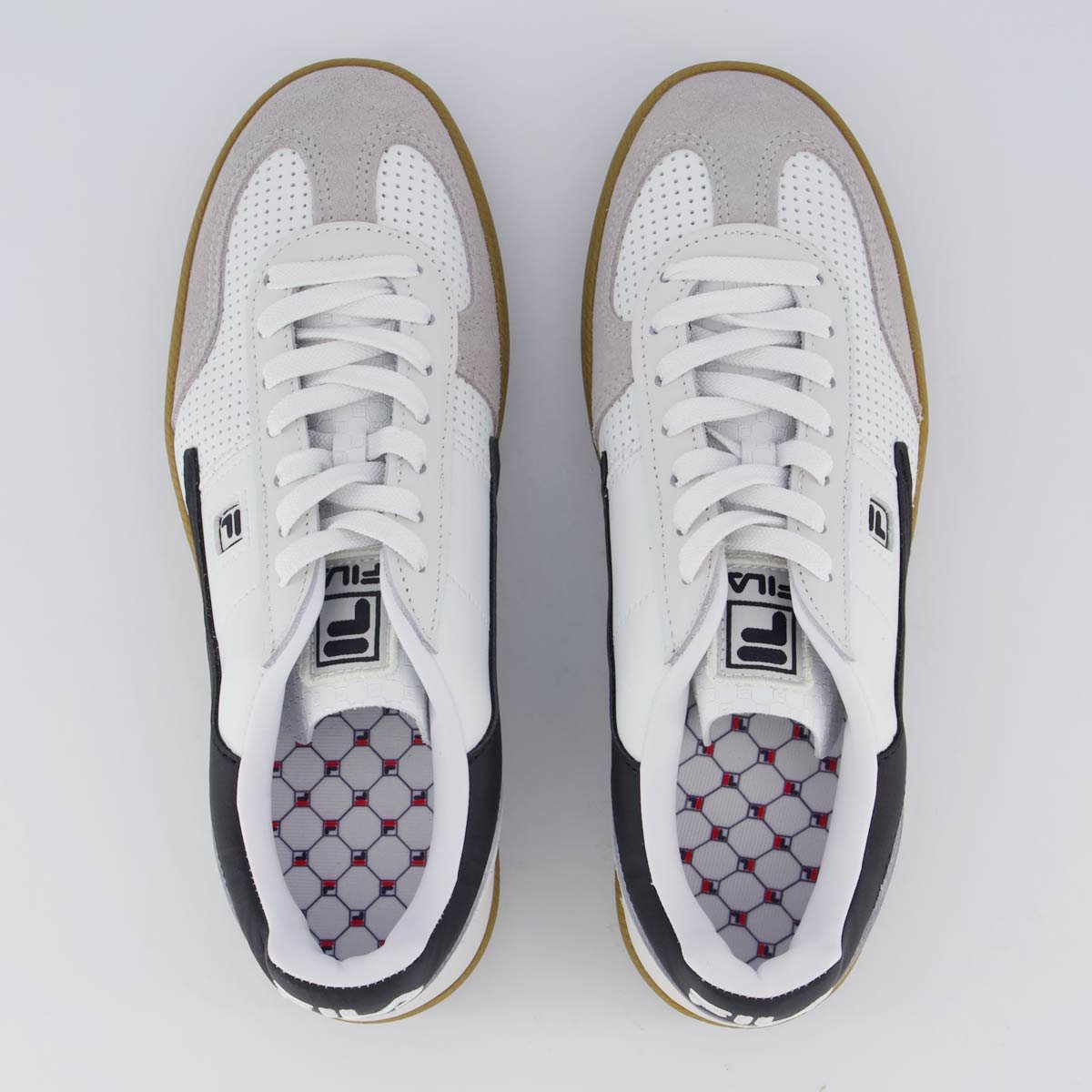 Tênis Fila FX Court 70 Vintage Branco e Preto Branco 4