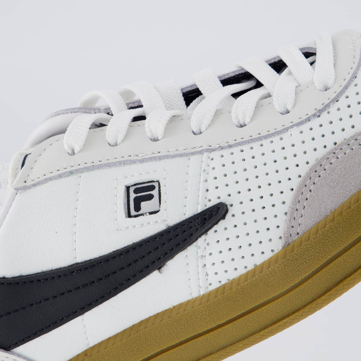 Tênis Fila FX Court 70 Vintage Branco e Preto Branco 7