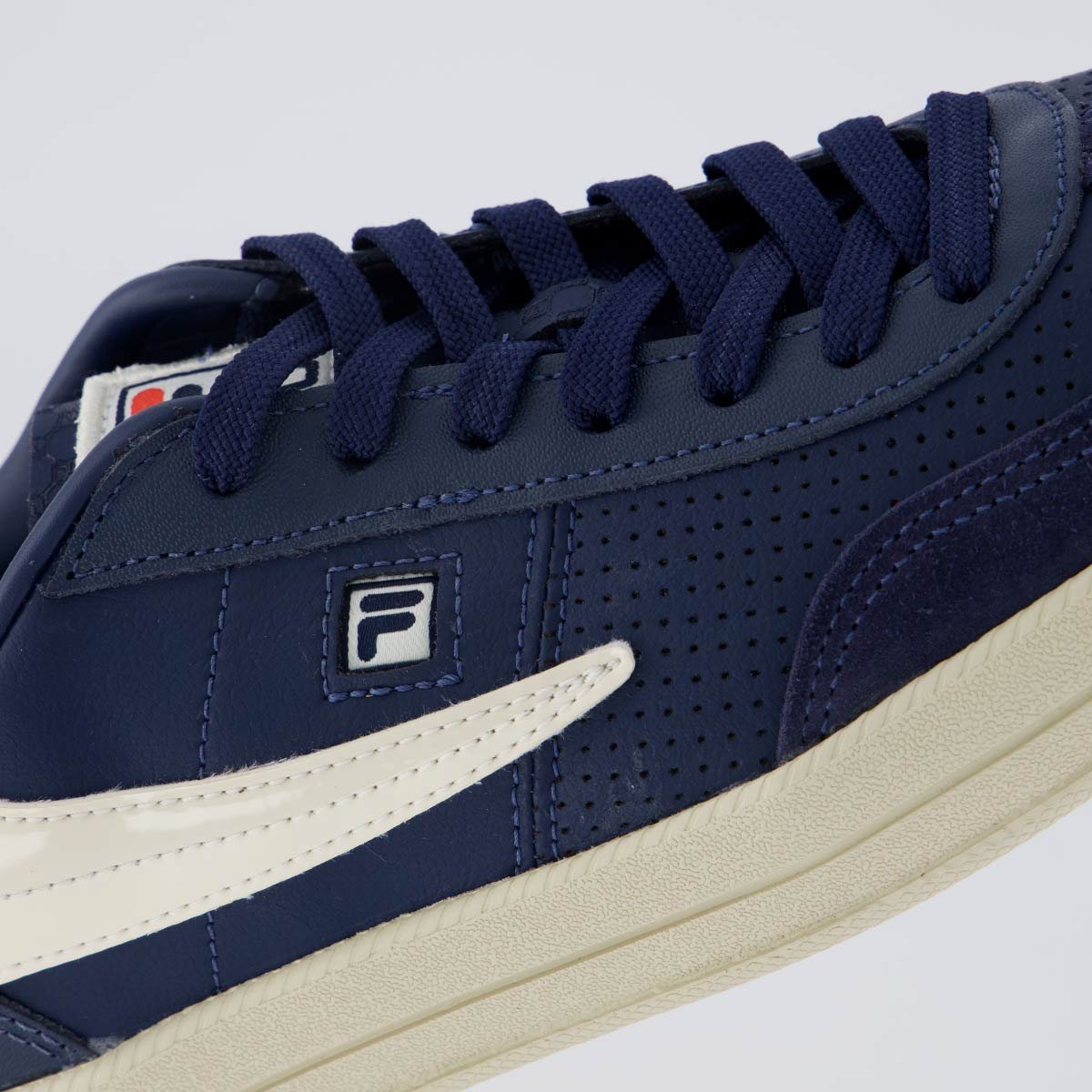 Tênis Fila FX Court 70 Vintage Marinho e Bege Azul Marinho 7