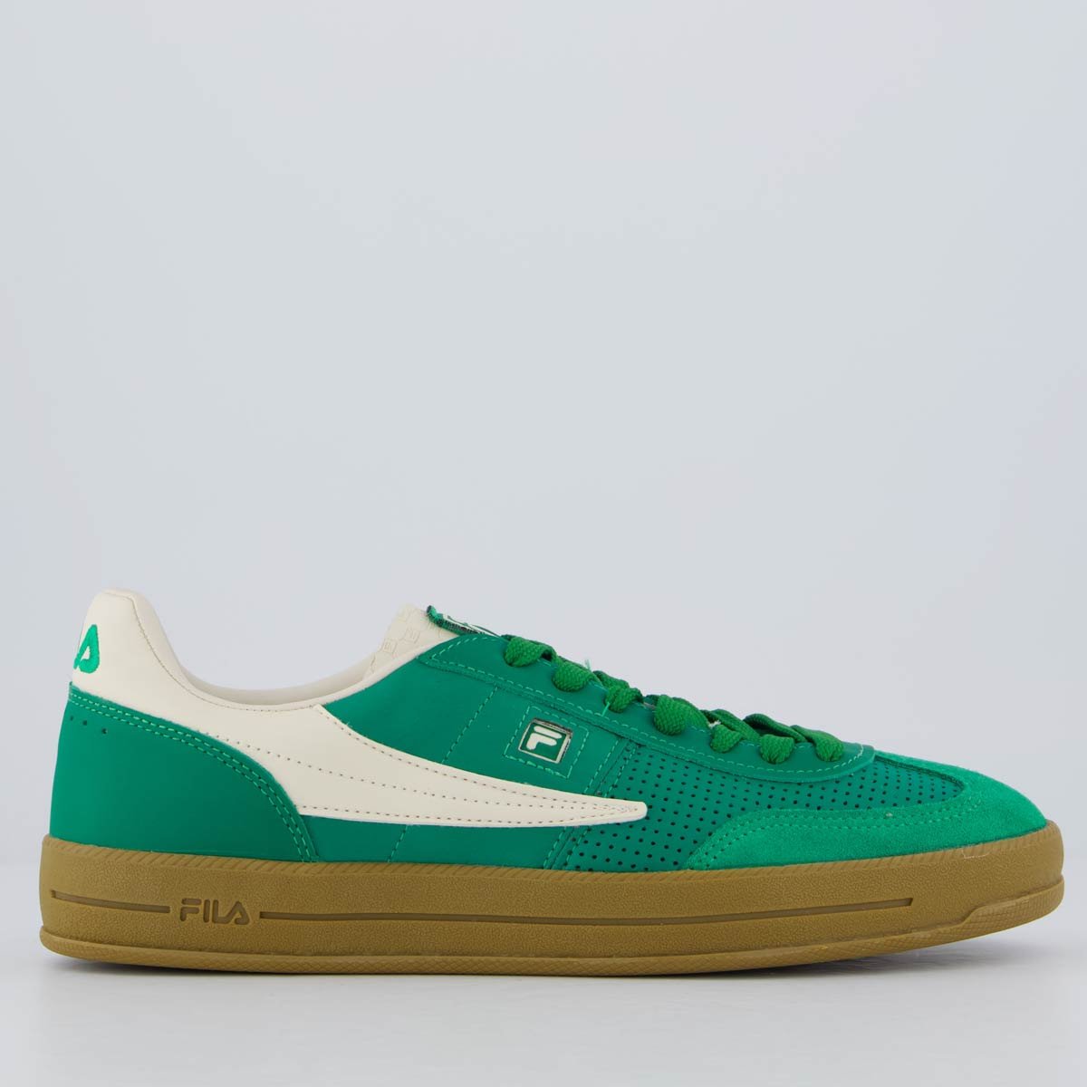 Tênis Fila FX Court 70 Vintage Verde e Bege