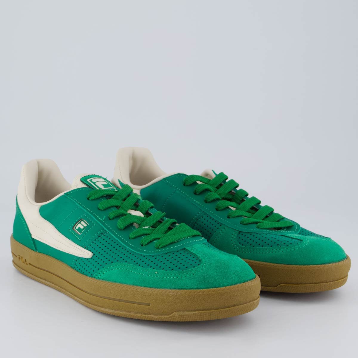 Tênis Fila FX Court 70 Vintage Verde e Bege Verde 2