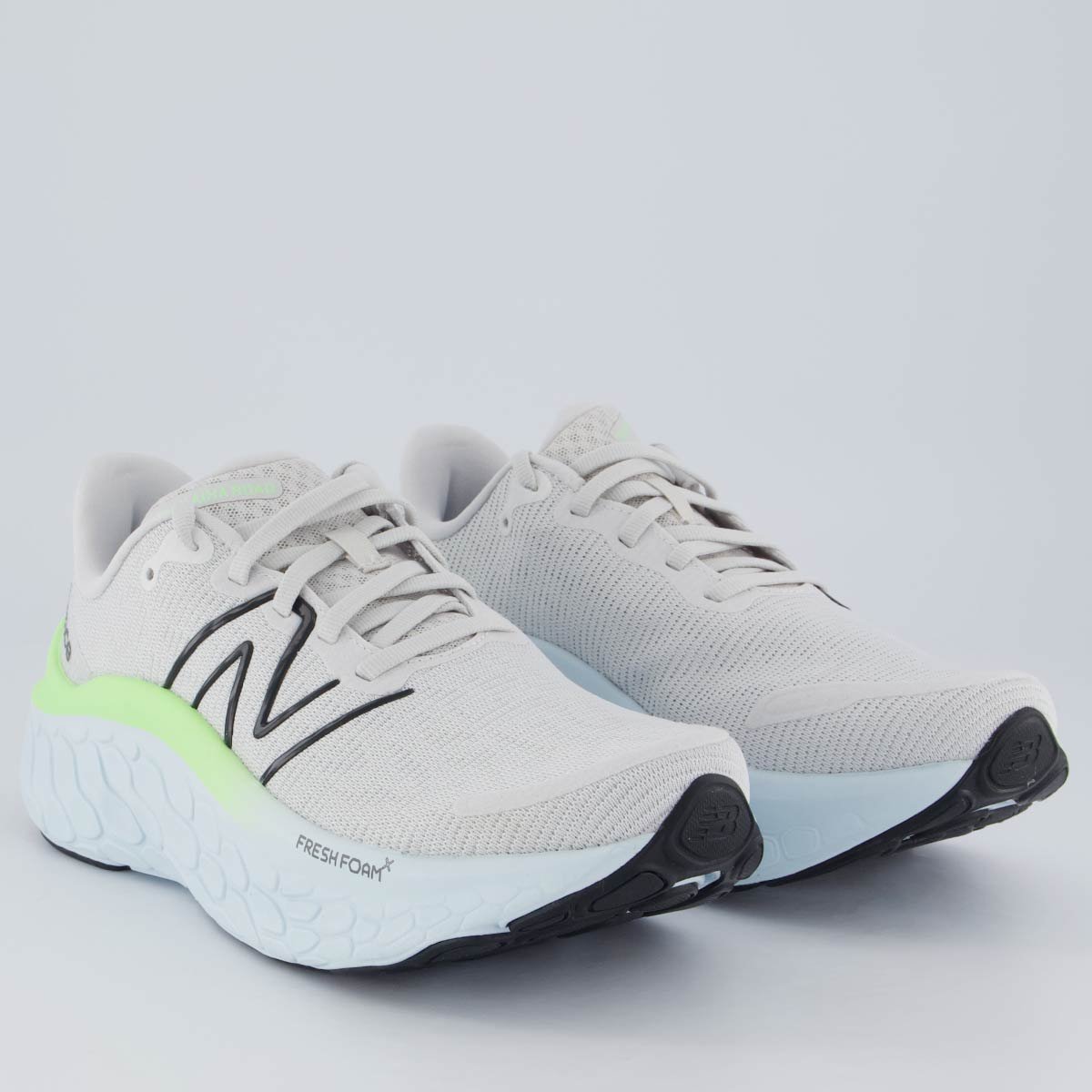 Tênis New Balance Fresh Foam X Kaiha Road Feminino Cinza e Verde Cinza 2