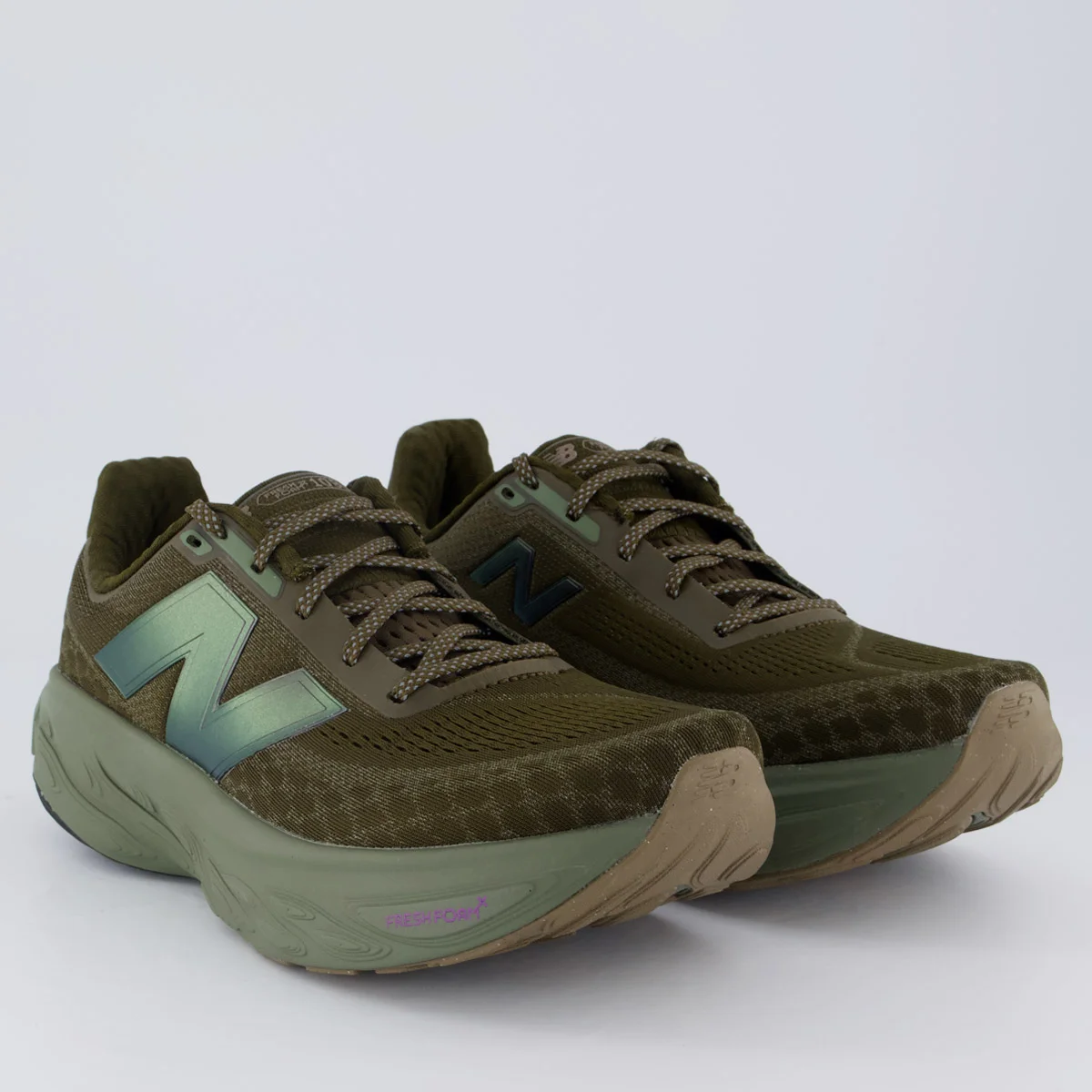 Tênis New Balance Fresh Foam X 1080 V14 Verde Musgo Verde 2