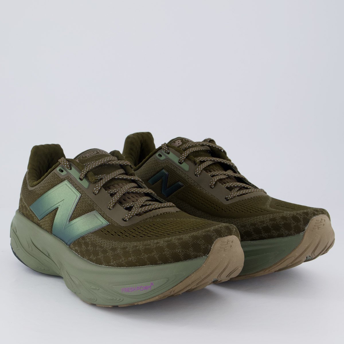 Tênis New Balance Fresh Foam X 1080 V14 Verde Musgo Verde 2