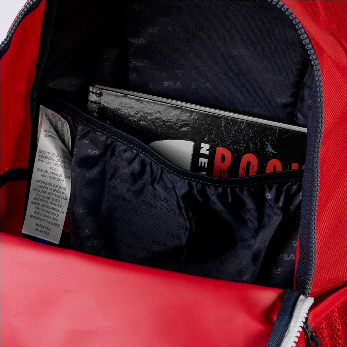 Mochila Fila Colors Vermelho Vermelho 4