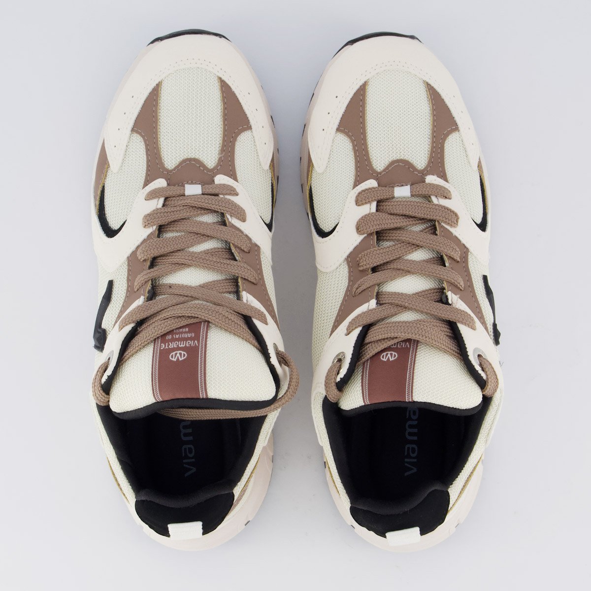 Tênis Via Marte V240 Feminino Bege Bege 4