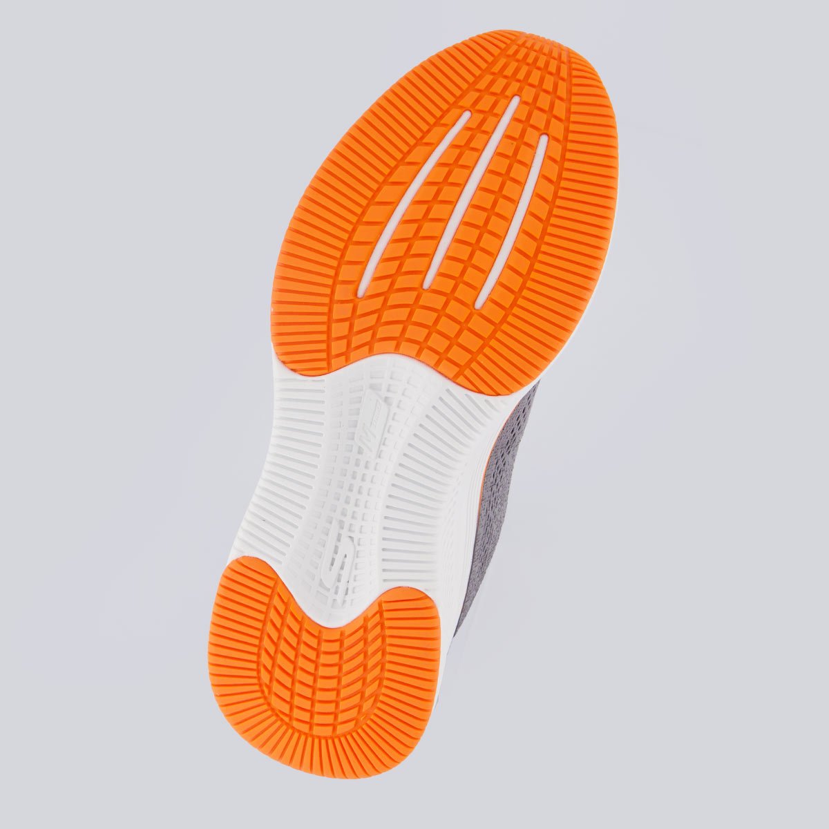 Tênis Skechers Fluid Motion Cinza e Laranja Cinza 5
