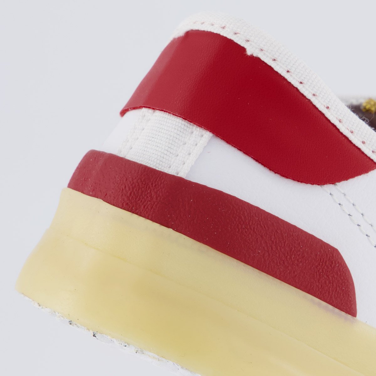 Tênis Coca Cola Fortune Leather Feminino Branco e Vermelho Branco 6