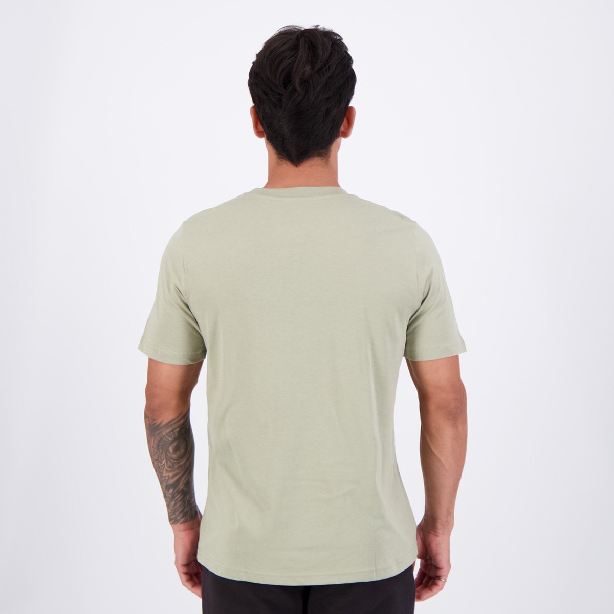 Camiseta Puma ESS No. 1 Logo Verde Musgo Verde Musgo 4